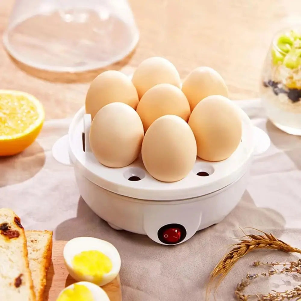 EgiMikix Dual-Layer 14-Egg Electric Cooker with Auto Shut-Off