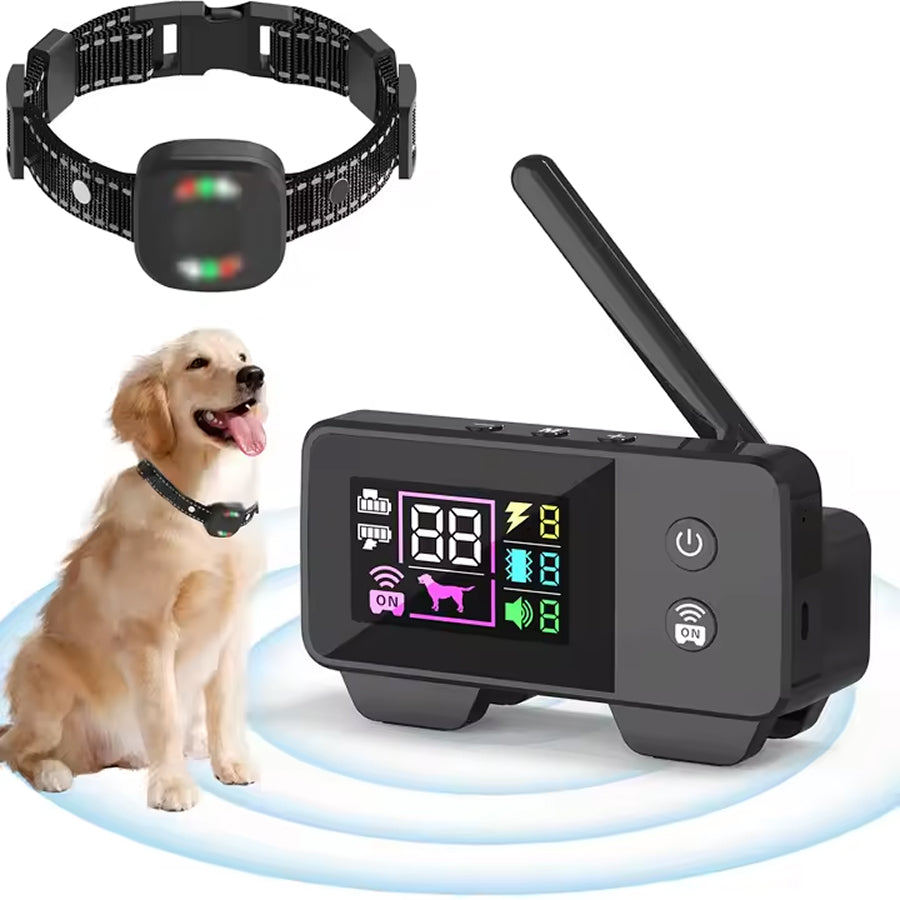 ElexFence Wireless Dog Electric Fence - 656ft Long Range Coverage, IP68 Waterproof Rechargeable Receiver
