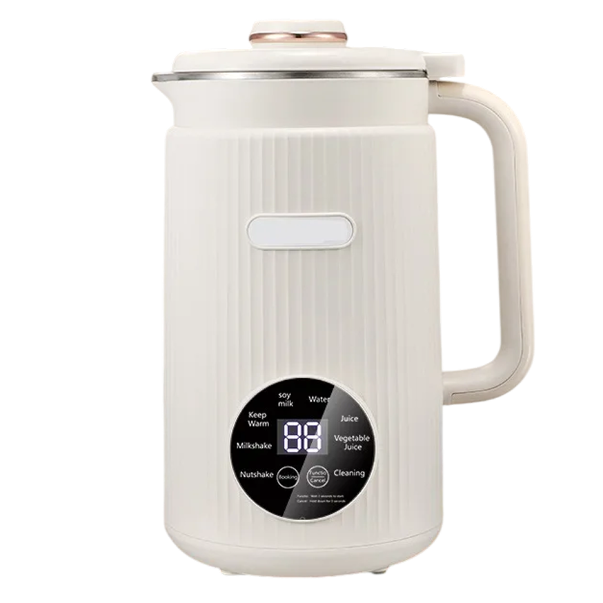 EliHinse Nut Milk Maker 10-Blade System with 9 Functions No-Filter Soy Milk Machine & 12H Timer for Home Use