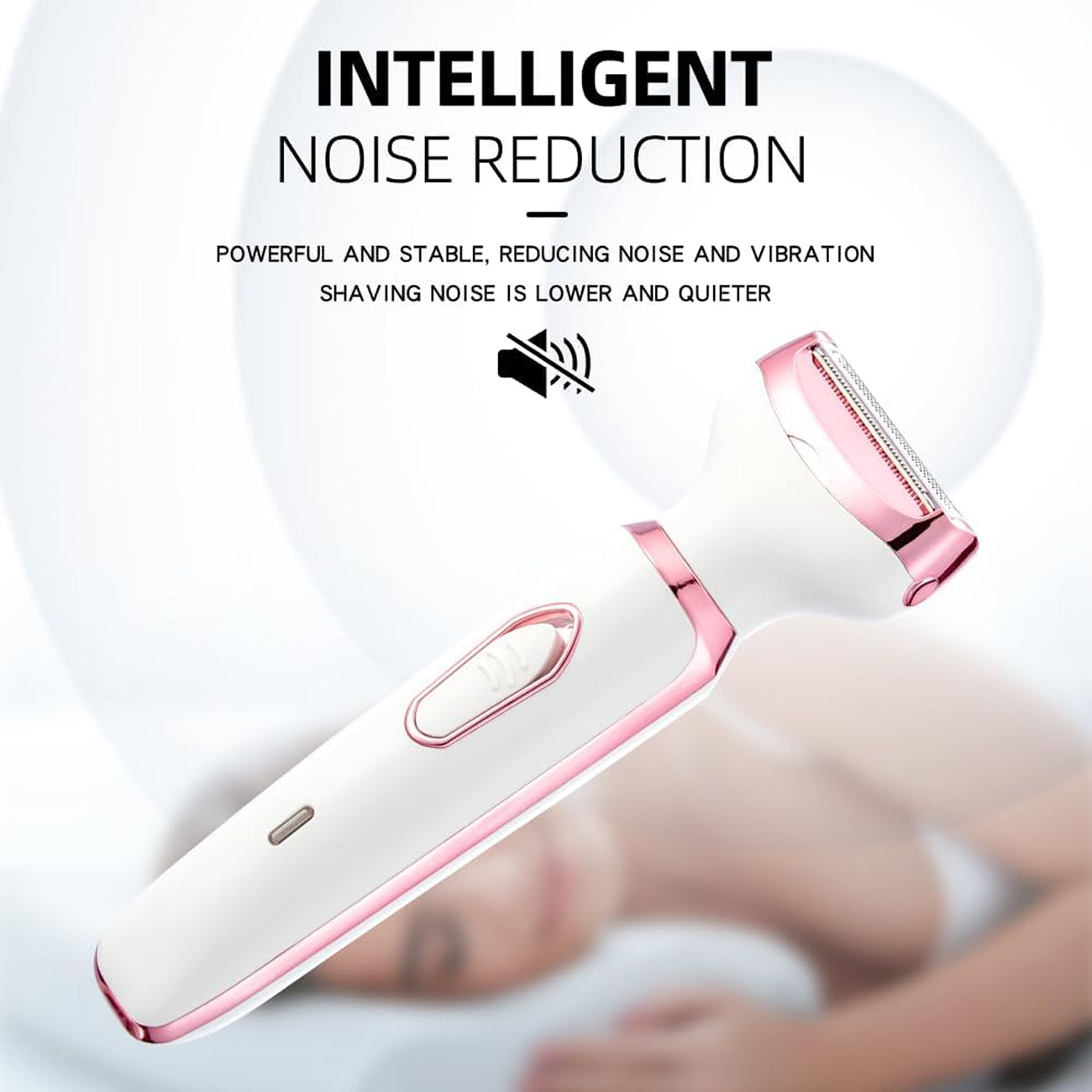 ElixMise 4-in-1 Hypoallergenic Bikini Trimmer and Grooming Set