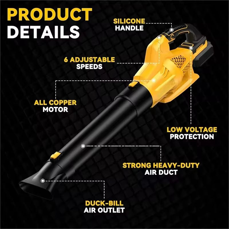 EltriXali Brushless Cordless Leaf Blower - DeWalt 20V Compatible
