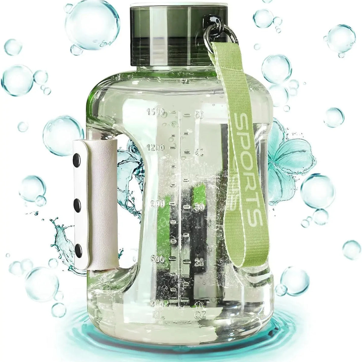 ElyHidro V2 1.5L Hydrogen Smart Water Bottle with SPE PEM Tech