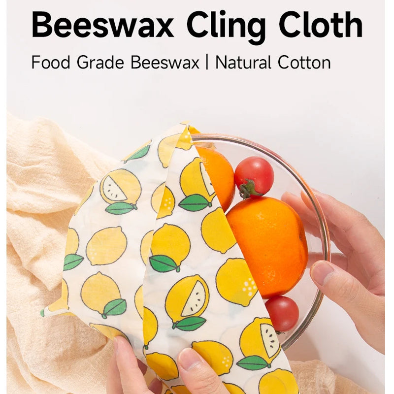 EmberFere Reusable Organic Beeswax Food Wraps 3-Pack
