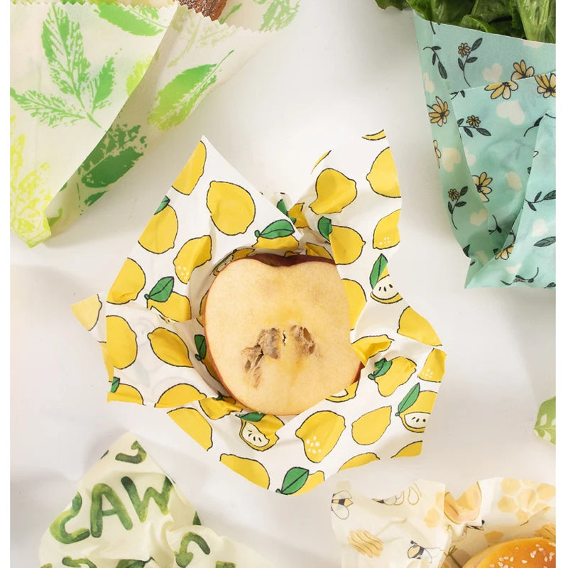 EmberFere Reusable Organic Beeswax Food Wraps 3-Pack