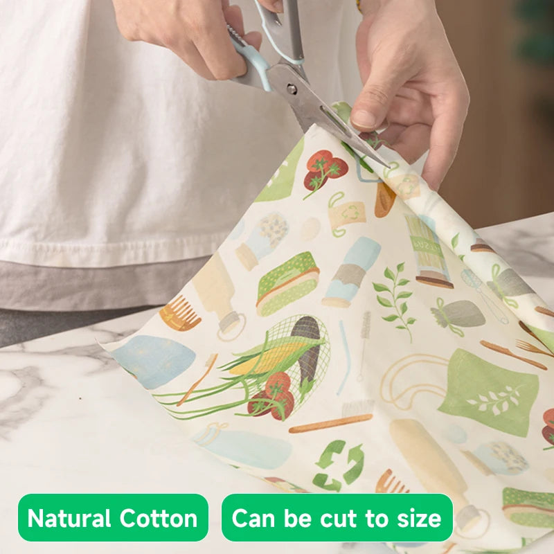 EmberFere Reusable Organic Beeswax Food Wraps 3-Pack