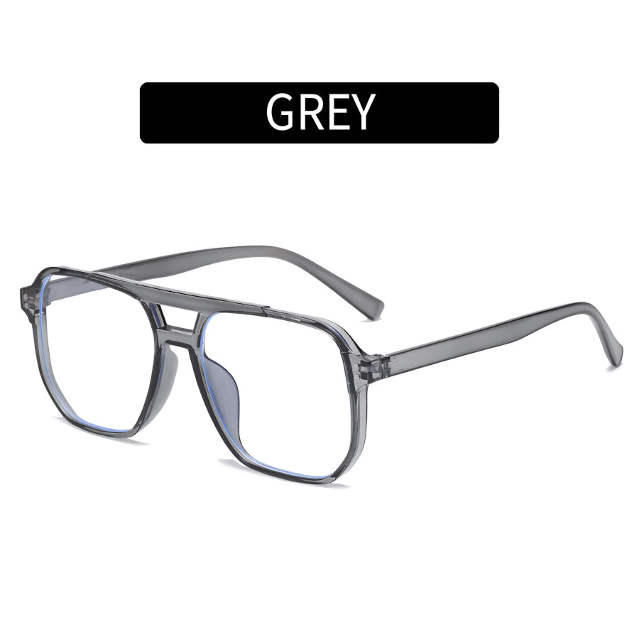 EnoTinax Blue Light Blocking Glasses with 380-450nm Scientific Filter, 18.8g Ultra-Light Square Aviator Frame and Test Verification