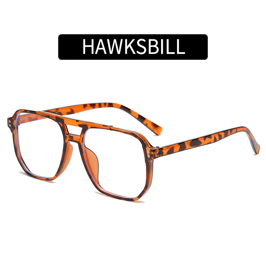 EnoTinax Blue Light Blocking Glasses with 380-450nm Scientific Filter, 18.8g Ultra-Light Square Aviator Frame and Test Verification