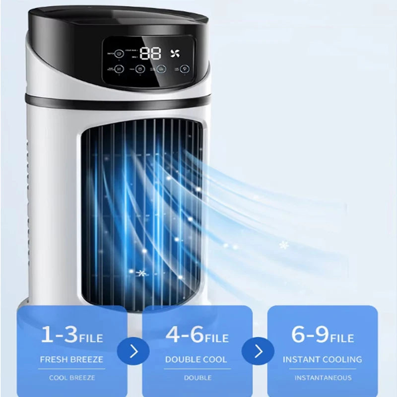 ErigPord Portable Fan | Ice Cooling & Humidifier Mist