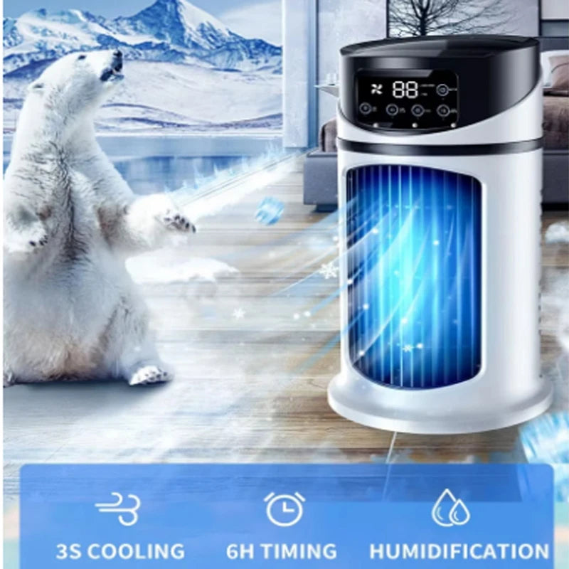 ErigPord Portable Fan | Ice Cooling & Humidifier Mist