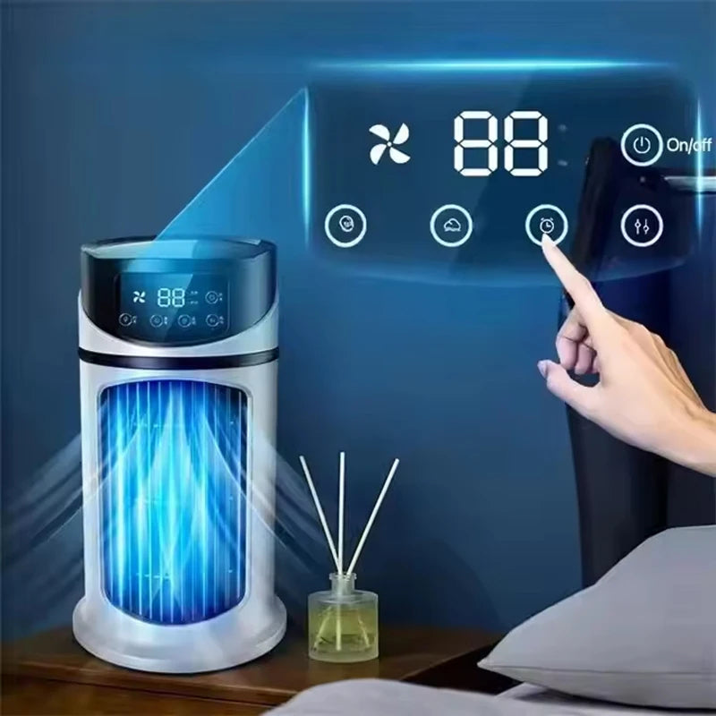 ErigPord Portable Fan | Ice Cooling & Humidifier Mist