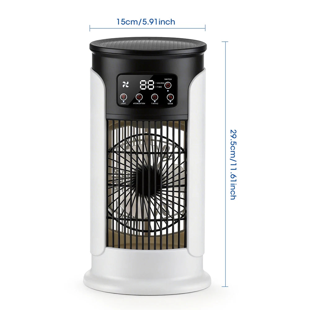 ErigPord Portable Fan | Ice Cooling & Humidifier Mist