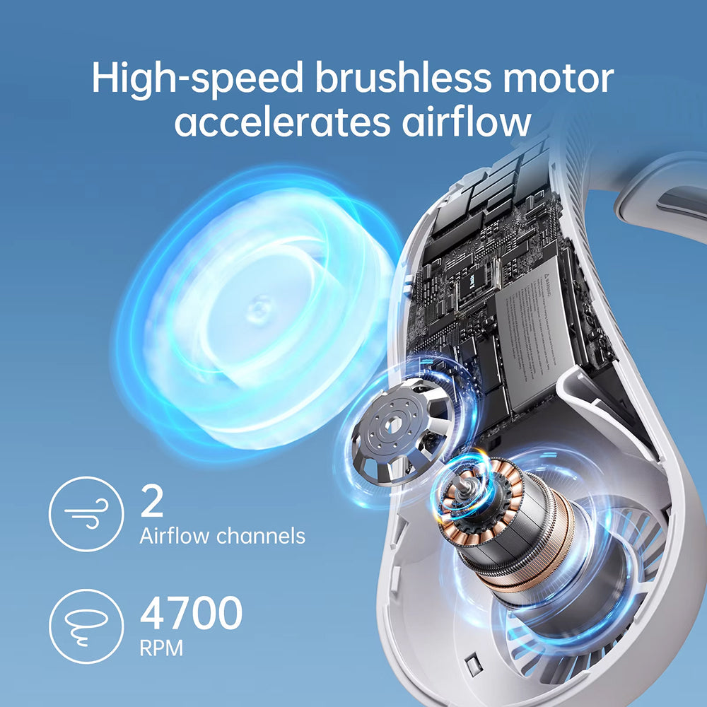 FaniWixe Neck Fan - 5-Speed Bladeless Personal Cooling Neck Fan