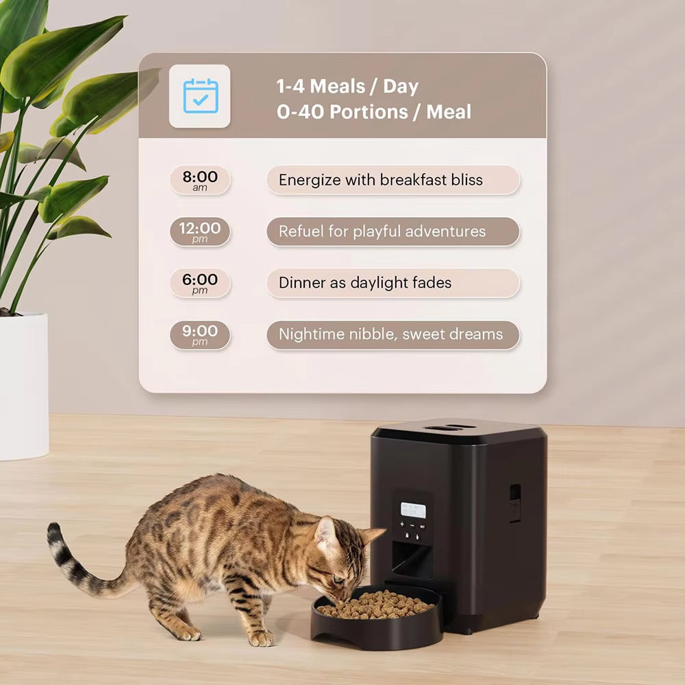 BostFoni Smart Automatic Cat Feeder with WiFi and App Control