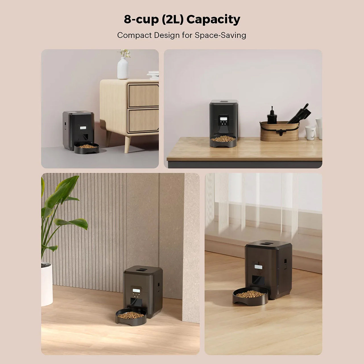 BostFoni Smart Automatic Cat Feeder with WiFi and App Control