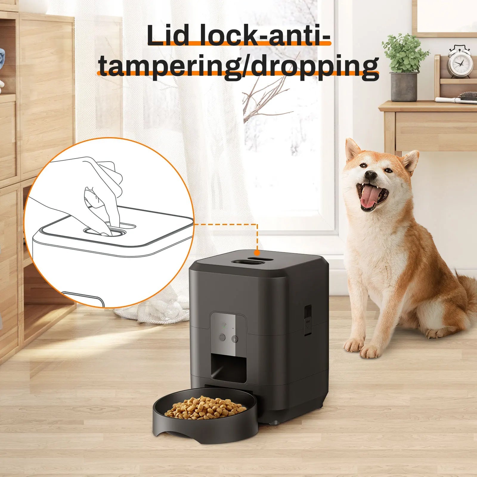 BostFoni Smart Automatic Cat Feeder with WiFi and App Control