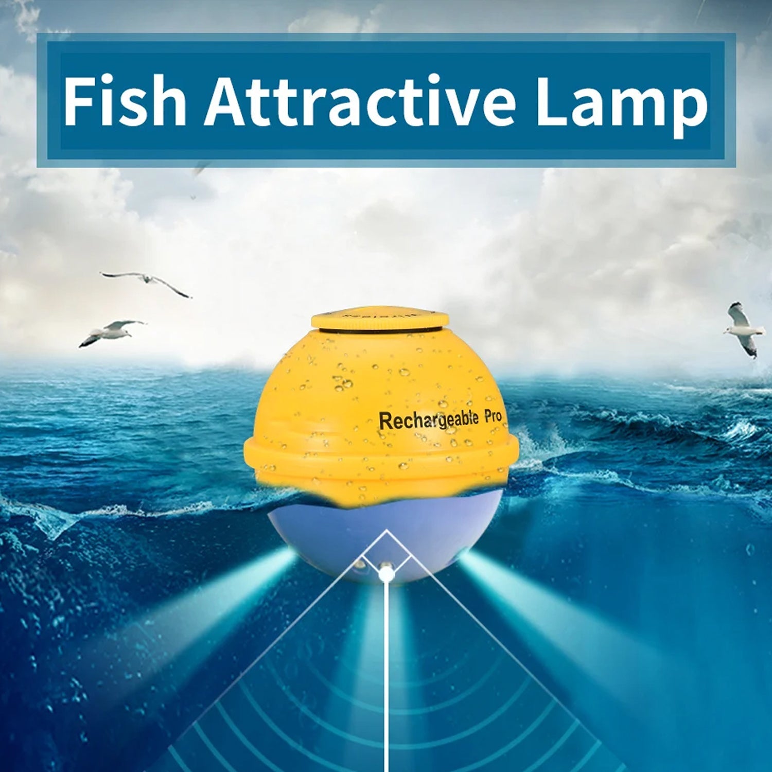 FishuAro Wireless Portable Fish Finder with 2.4-Inch Color LCD, 90-Degree Sonar Coverage and 150m Transmission Range