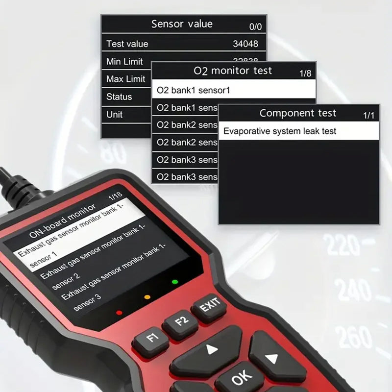FixPolax Professional OBD2 Scanner - 35,901 DTC Library & Battery Tester