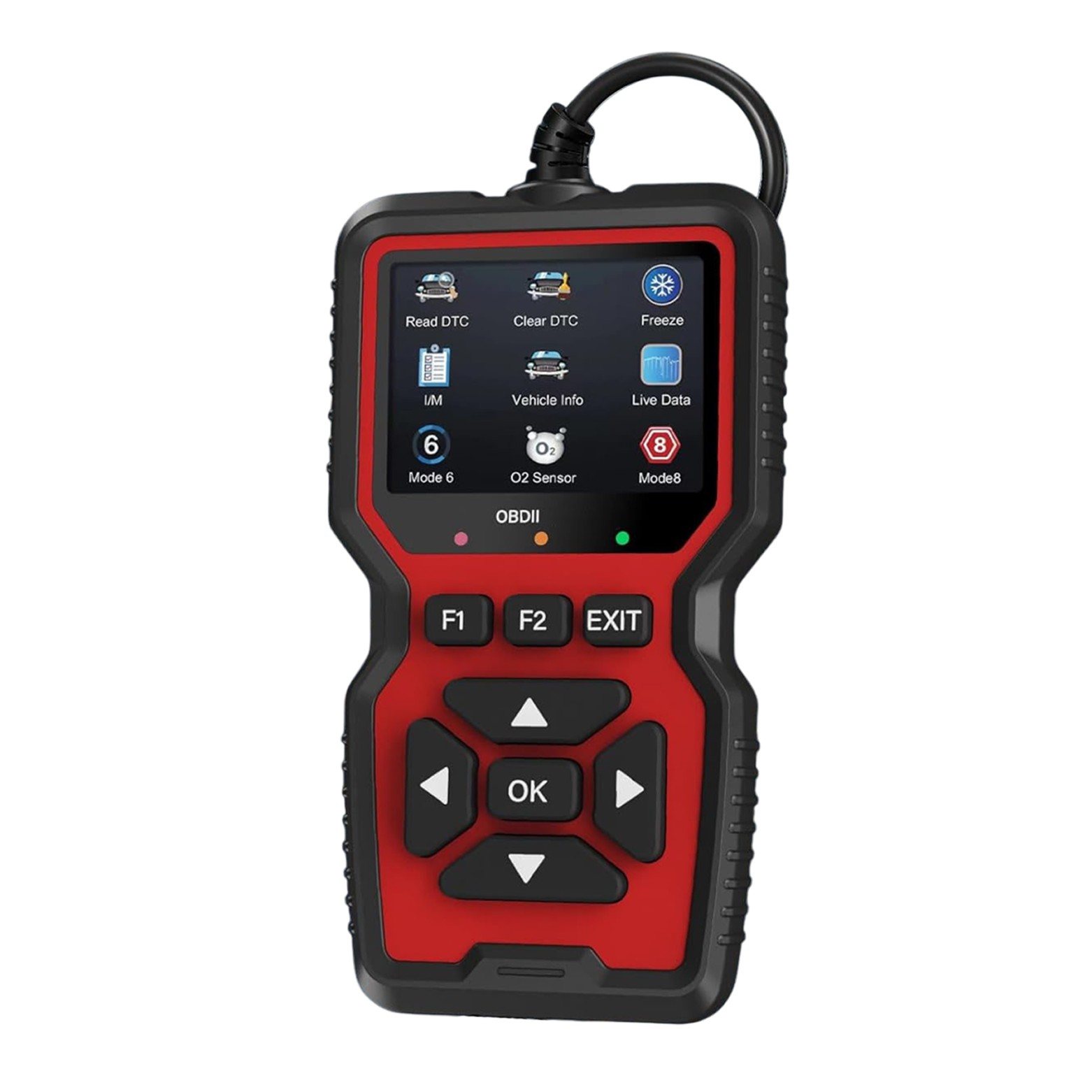 FixPolax Professional OBD2 Scanner - 35,901 DTC Library & Battery Tester