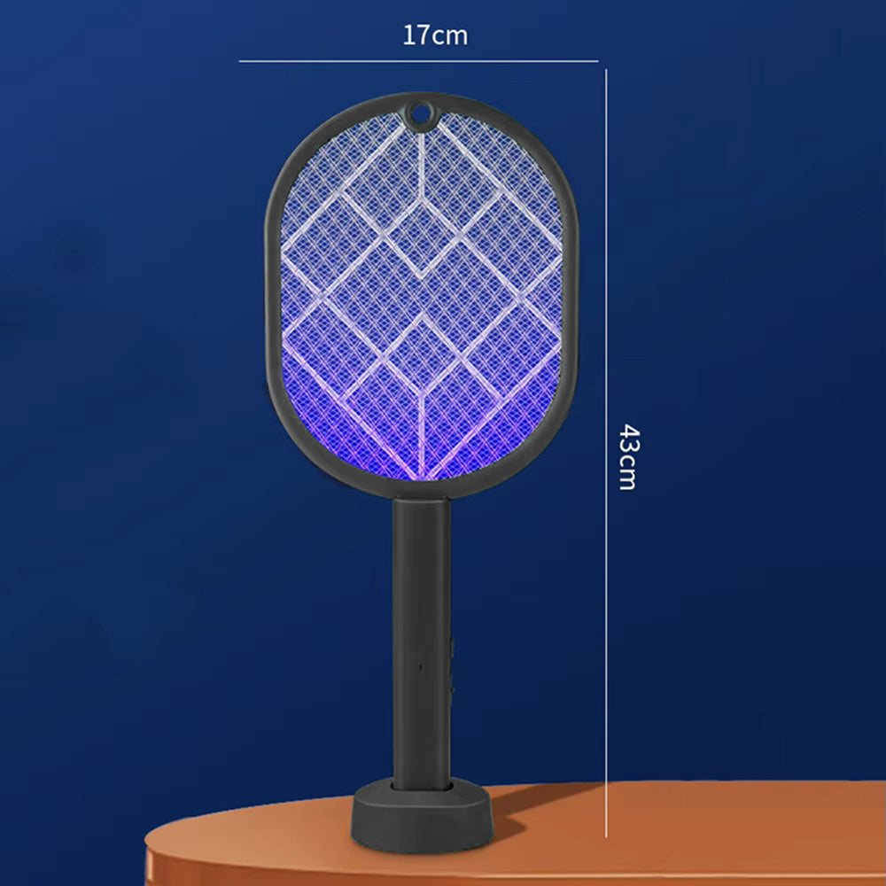 FlieNoci Electric Fly Swatter - 2-in-1 Rechargeable Bug Zapper with Bionic Attraction, UV Light Trap