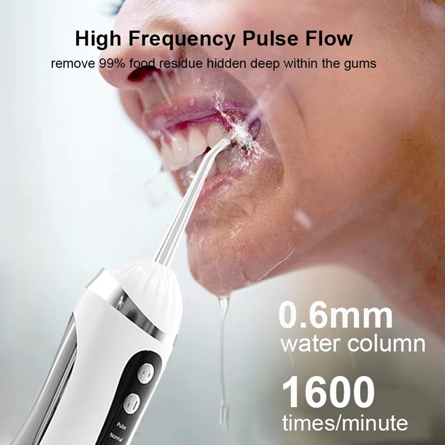 FloziWash Portable Water Flosser for Deep Teeth Cleaning