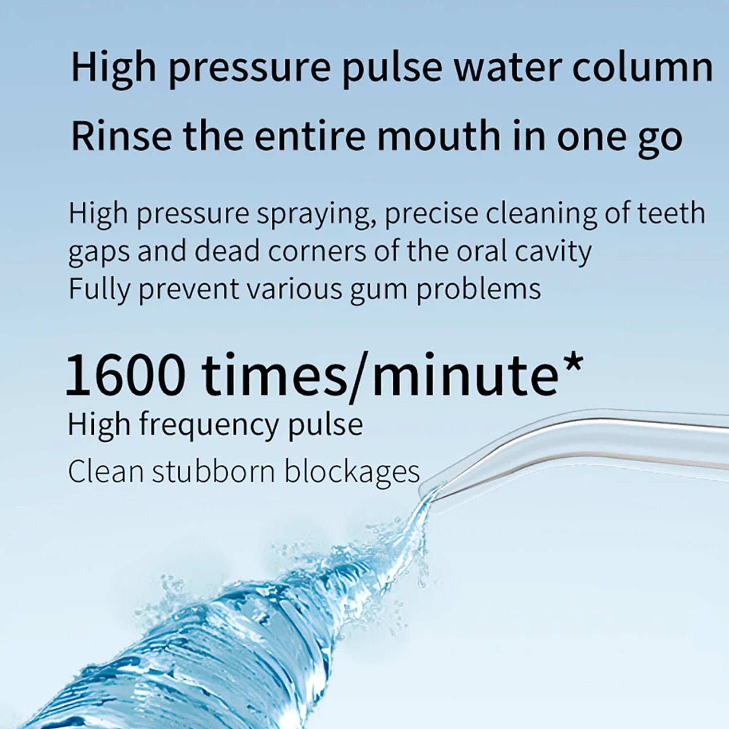 FloziWash Portable Water Flosser for Deep Teeth Cleaning