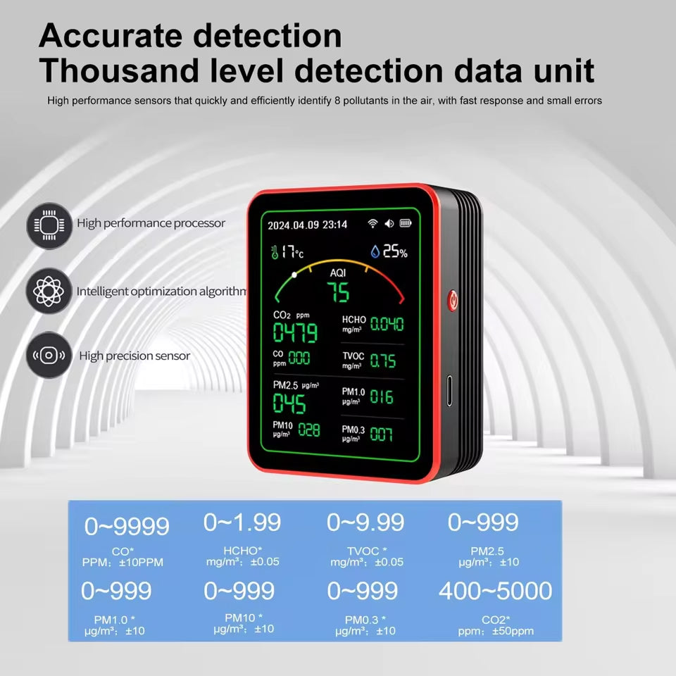 FresRoomi Indoor Air Quality Monitor 15-in-1 MT15/MT29 WiFi Smart APP Control Tuya