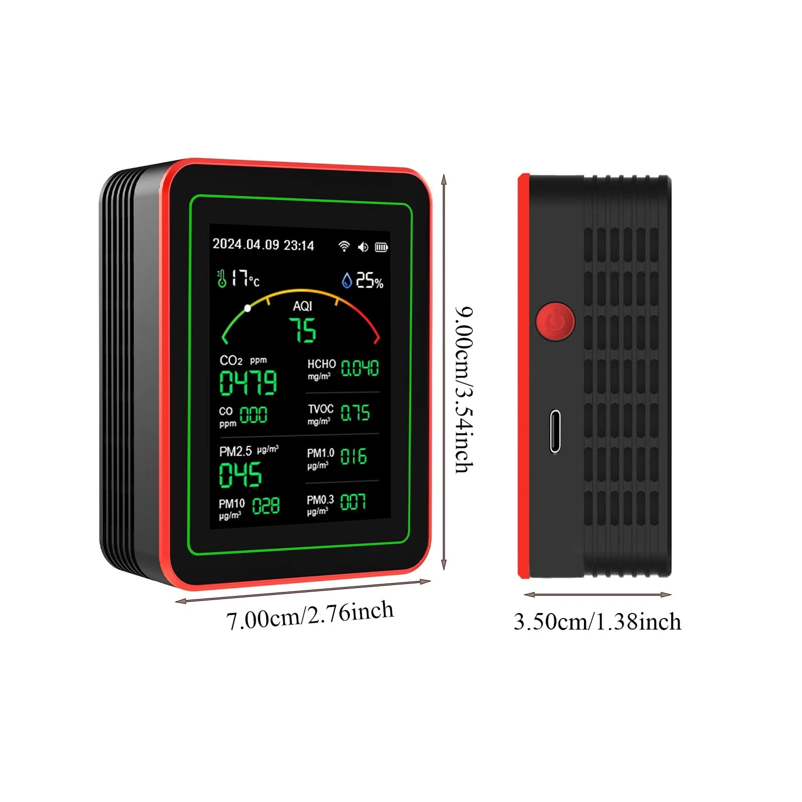 FresRoomi Indoor Air Quality Monitor 15-in-1 MT15/MT29 WiFi Smart APP Control Tuya