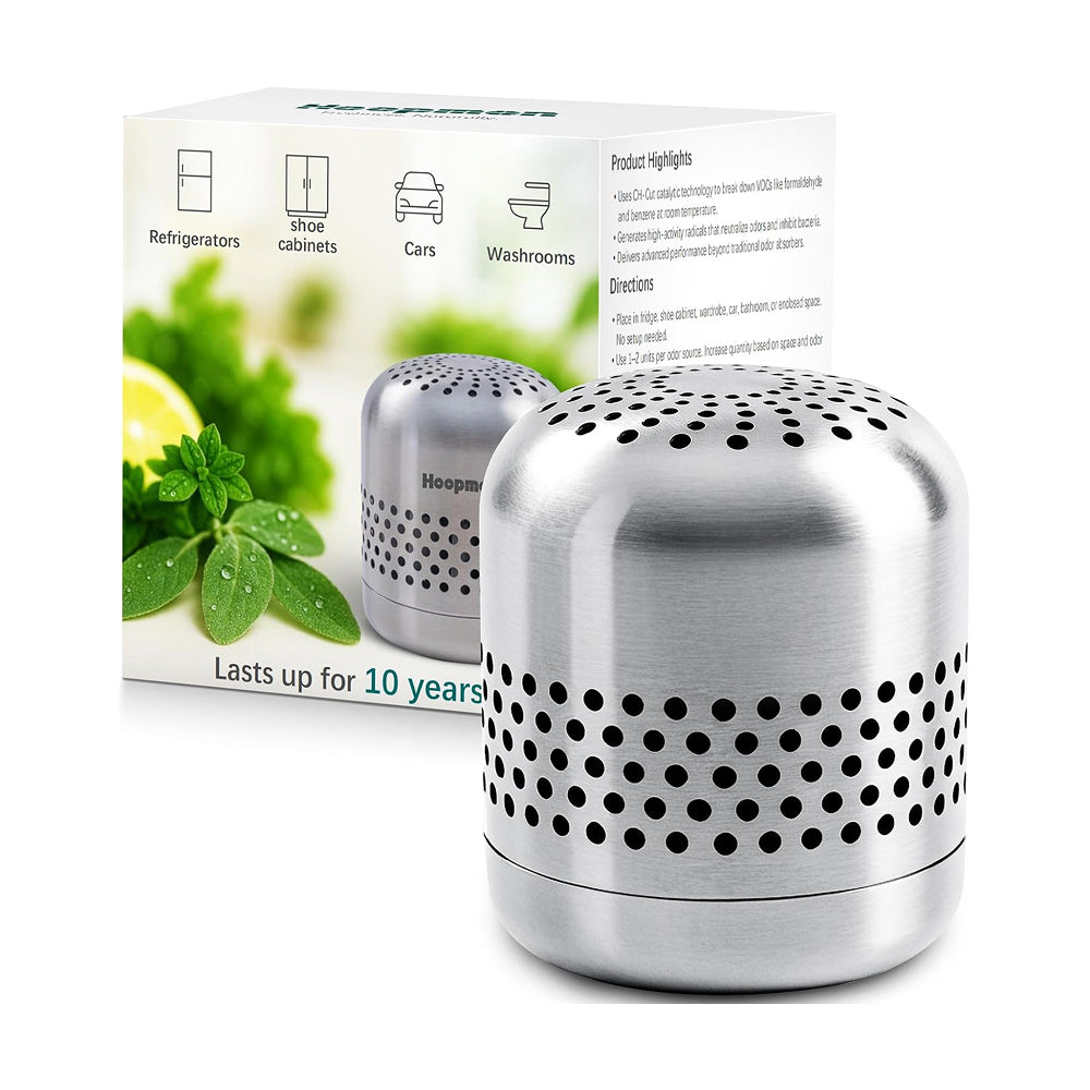 FridTost Refrigerator Deodorizer CH-Cut Nano-Catalytic 10-Year Lifespan 15X Better Than Charcoal