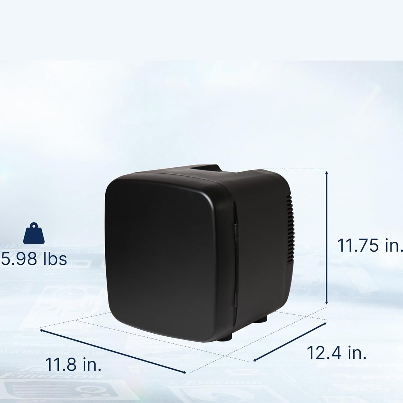 FritiAxin Portable 8L Mini Fridge & Cooler for Car and Home