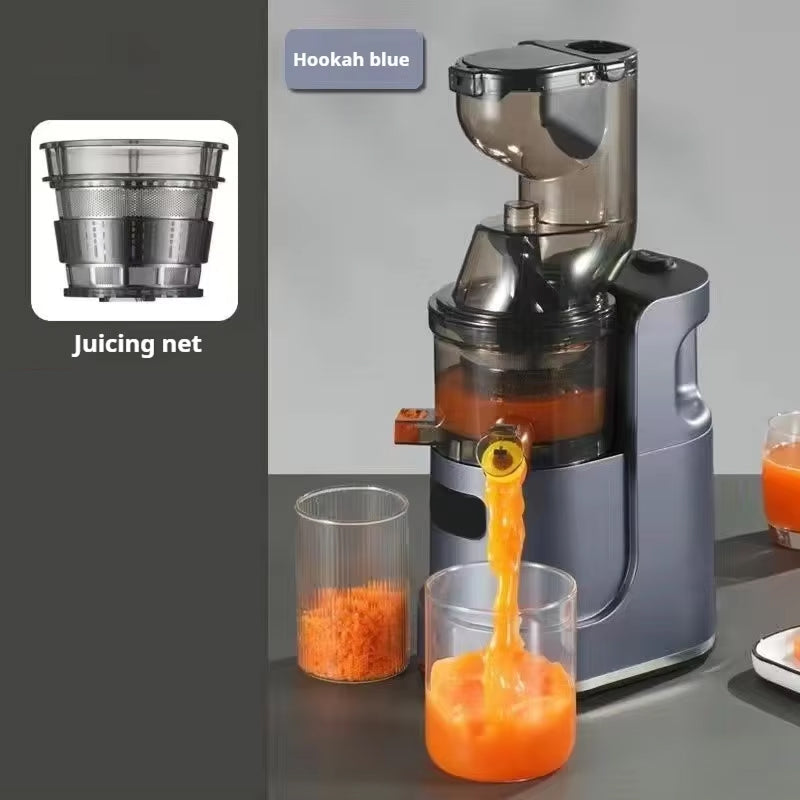FrostyClas Cold Press Juicer 97% Yield Slow Masticating Juicer 70mm Large Feed Chute
