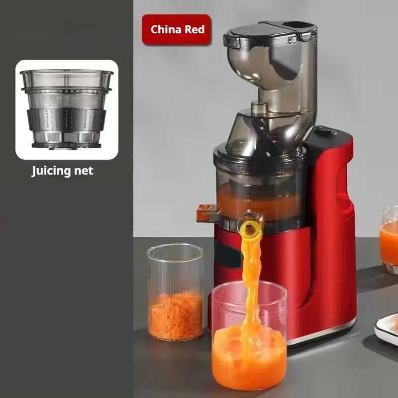 FrostyClas Cold Press Juicer 97% Yield Slow Masticating Juicer 70mm Large Feed Chute