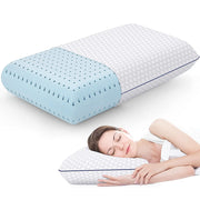GeliPillex Ergonomic Memory Foam Cooling Pillow for Neck Pain