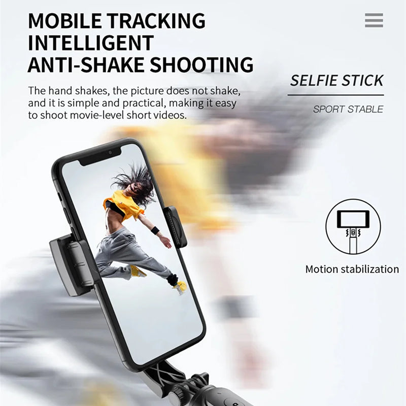 GimiLaxi 200g Ultra-Lightweight Smart Anti-Shake Gimbal Stabilizer