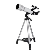 GlaxiBico 70mm Portable Refractor Telescope with 5X Barlow Lens, Multilayer-Coated Optics and Smartphone Adapter for Beginners