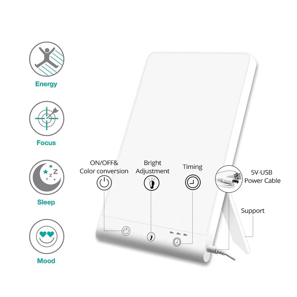 GloweMira SAD Lamp 10,000 Lux Light Therapy