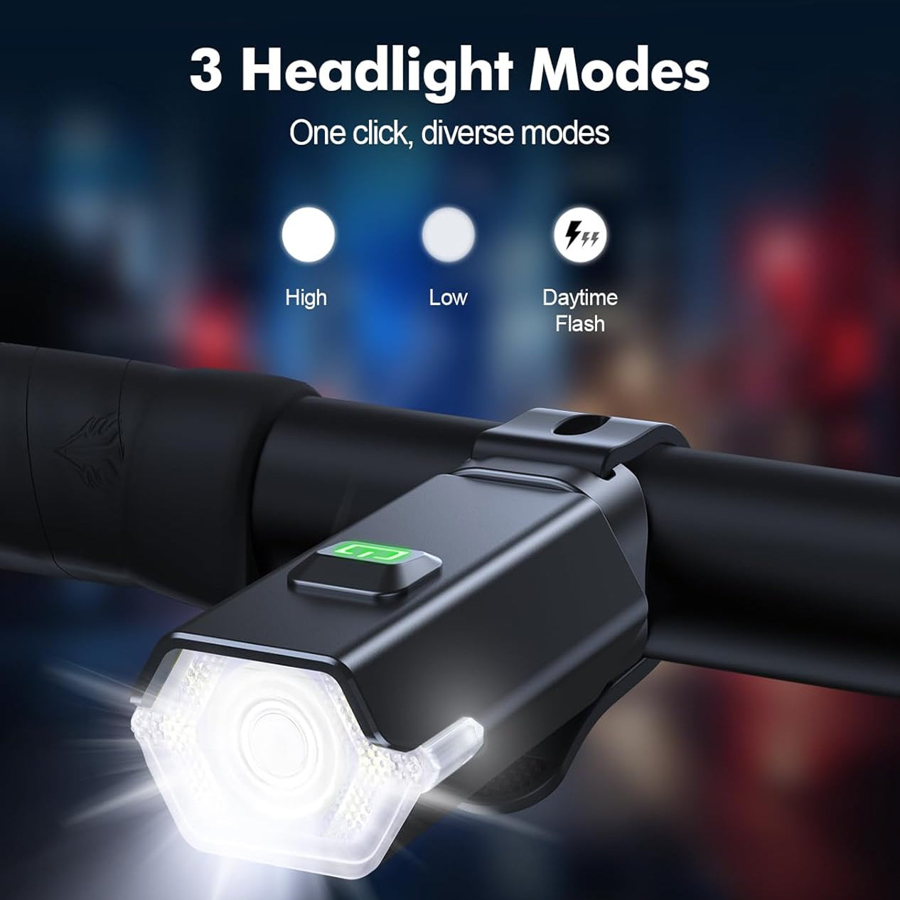 GlowiBike 360 Degree Visibility Bike Light Set