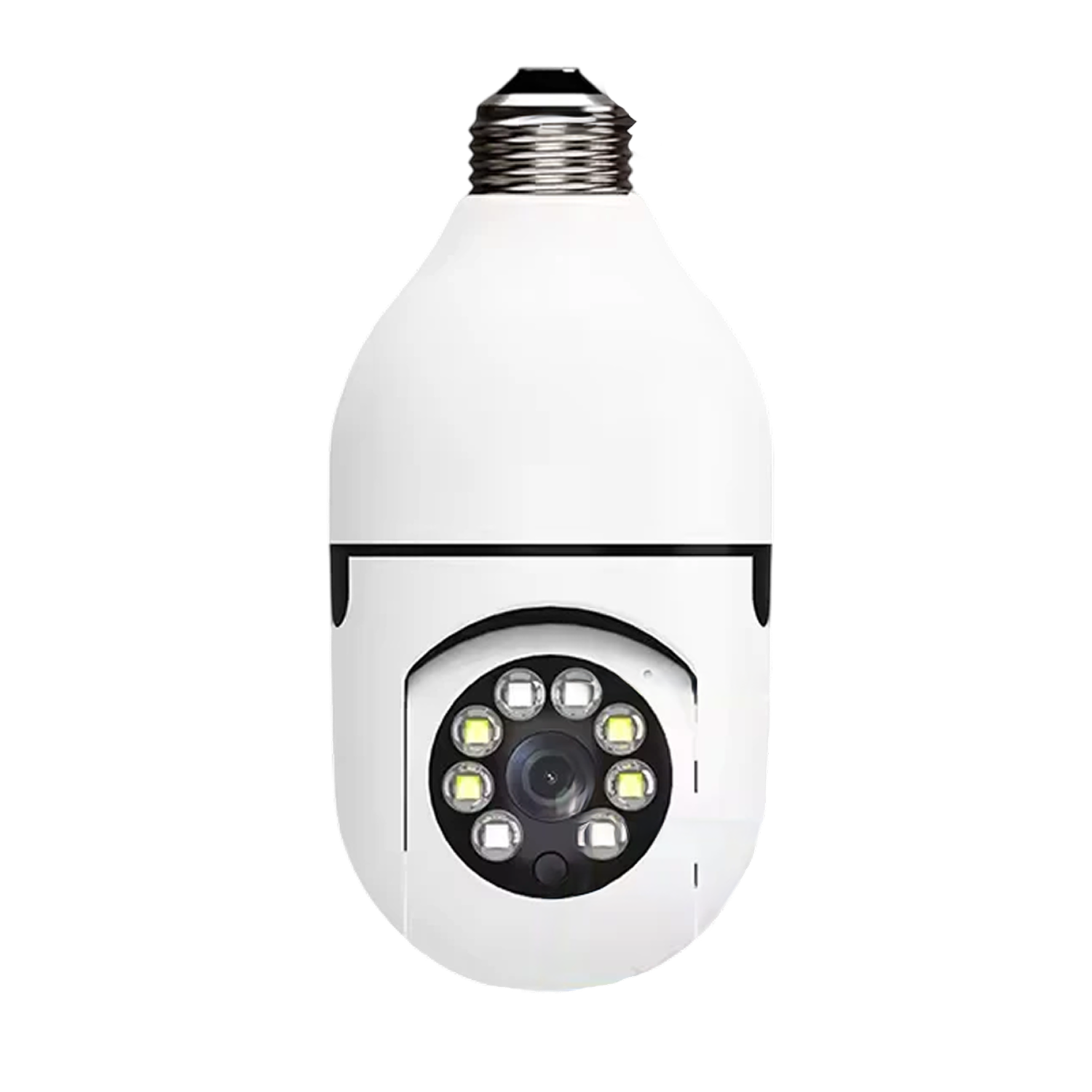 GlowieSpy Light Bulb Security Camera 360° Panoramic WiFi E27 Full Color Night Vision