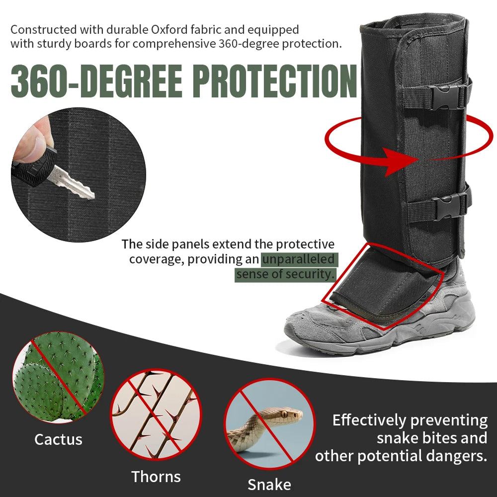 GontViss Snake Gaiters | Bite-Resistant Outdoor Leg Protection