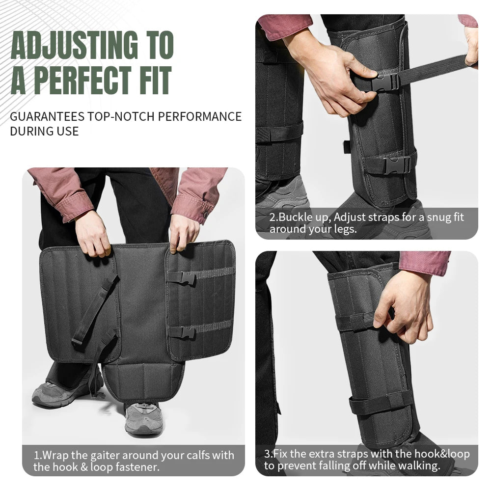GontViss Snake Gaiters | Bite-Resistant Outdoor Leg Protection