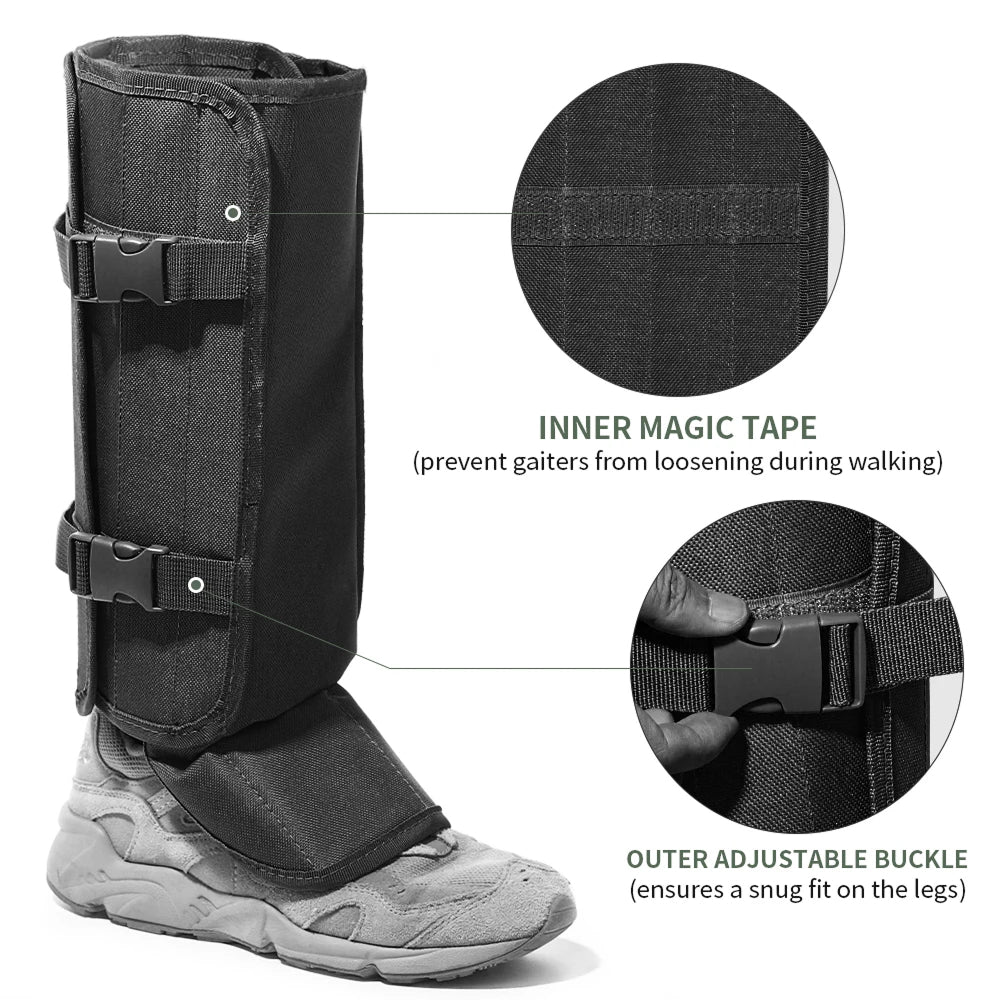 GontViss Snake Gaiters | Bite-Resistant Outdoor Leg Protection