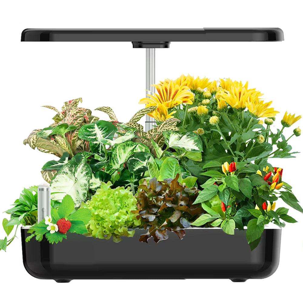 GrosVirdo Hydroponics Growing System 12-Pod Indoor Garden with 36W LED & 3.5L Tank