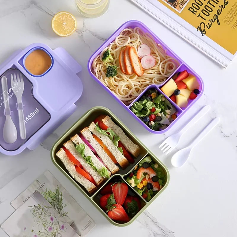 HaitScor Insulated Leakproof Kids Lunch Box Bento