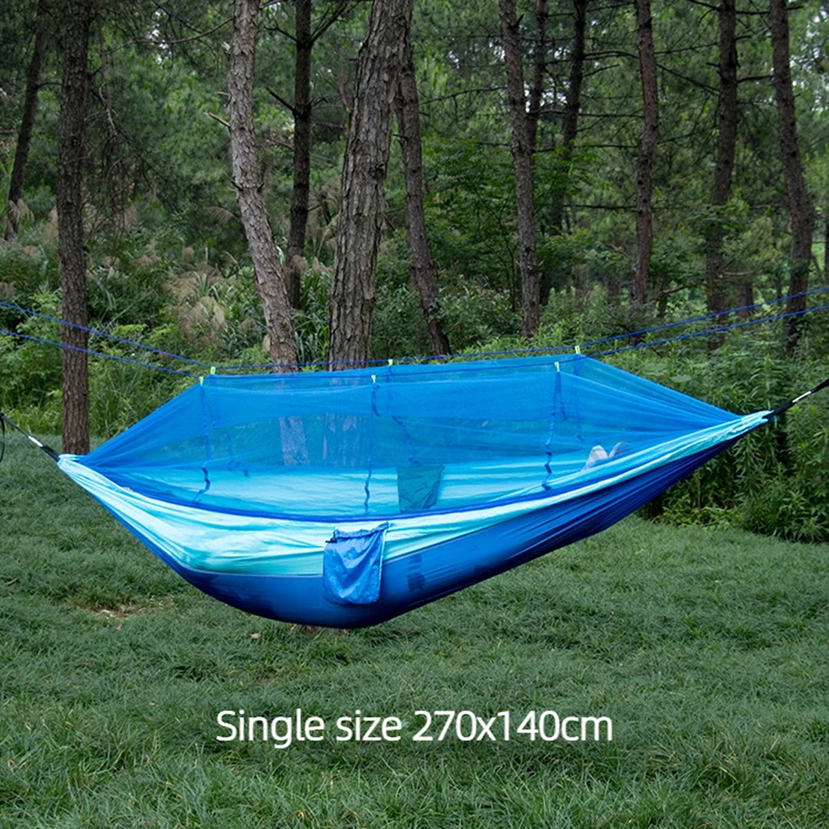 HamoxCix Camping Hammock with Mosquito Net 210T Parachute Nylon Lightweight 2-Person