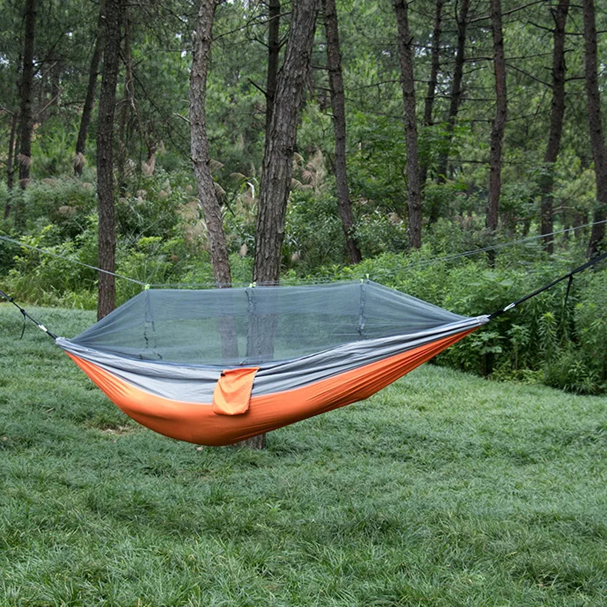 HamoxCix Camping Hammock with Mosquito Net 210T Parachute Nylon Lightweight 2-Person