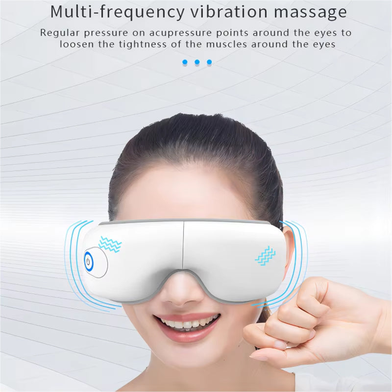 HeatLids 3-in-1 Smart Heated Eye Mask with 42°C Thermal Precision, Triple-Action Massage, and 5-Mode Bluetooth Therapy