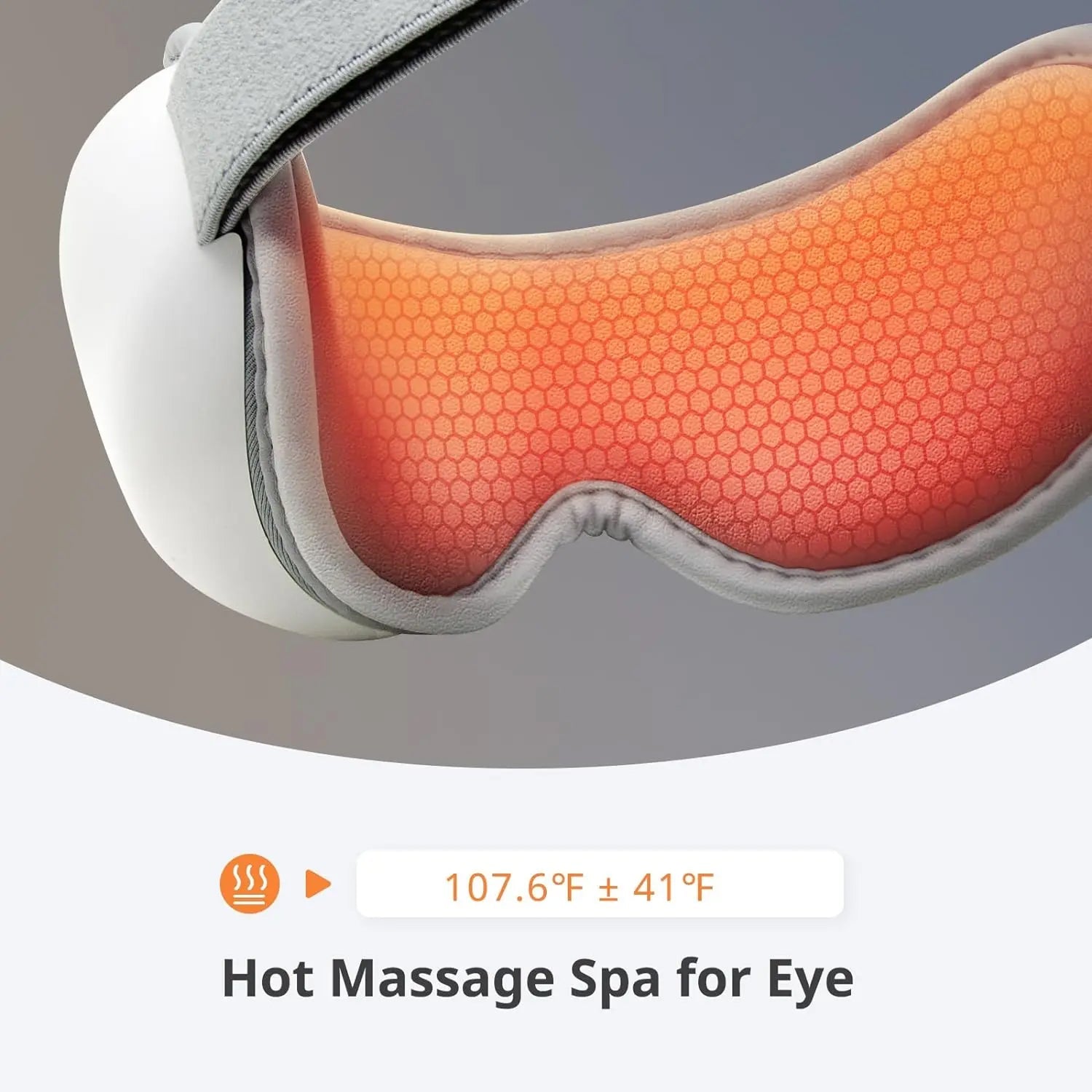 HeatLids 3-in-1 Smart Heated Eye Mask with 42°C Thermal Precision, Triple-Action Massage, and 5-Mode Bluetooth Therapy