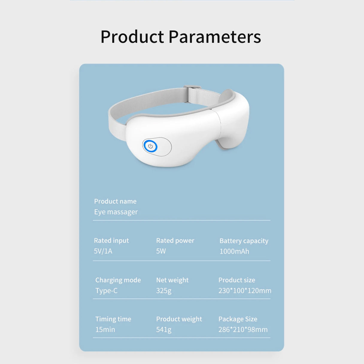 HeatLids 3-in-1 Smart Heated Eye Mask with 42°C Thermal Precision, Triple-Action Massage, and 5-Mode Bluetooth Therapy