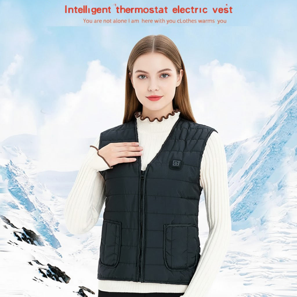 HeatPyra Heated Vest with Dual Zone Temperature Control