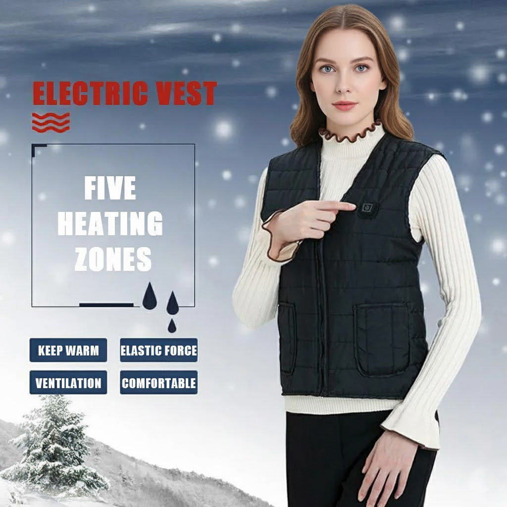 HeatPyra Heated Vest with Dual Zone Temperature Control
