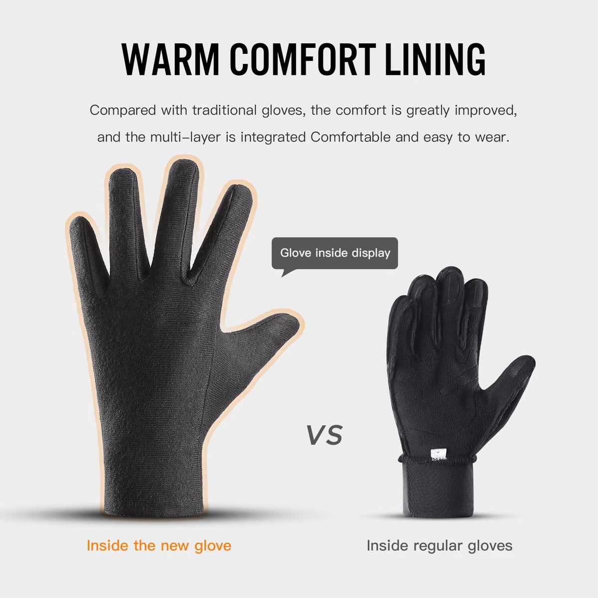 HeiGlaxi Heated Gloves - Full Hand Rechargeable Winter Warmth